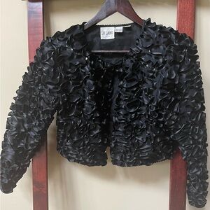 J K Laing New York retro bolo silk jacket